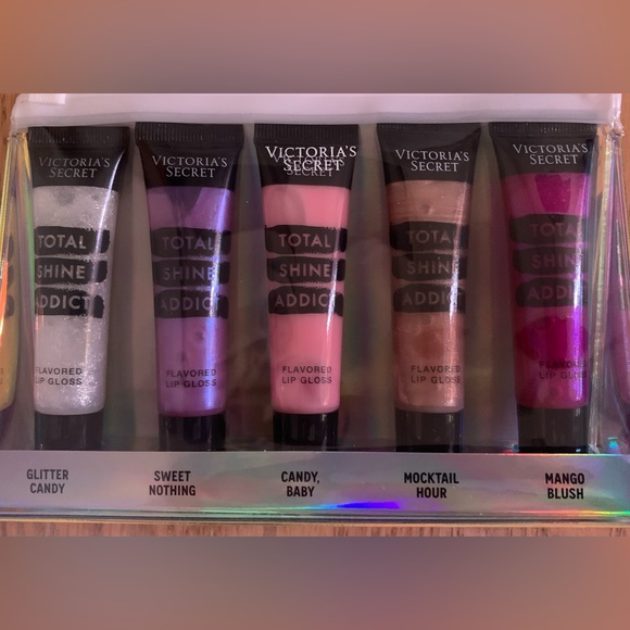 Victoria's Secret Other - Victoria’s Secret “Addicted to Gloss” Lip set/5 Total Shine Addict glosses NWT